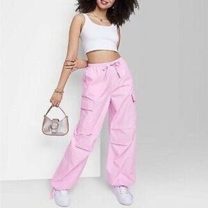XL Baggy Baby Pink Cargo Pants